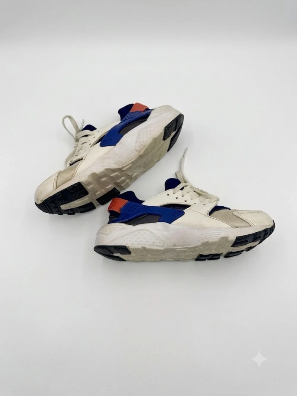 Kids Nike Hurrache - White, Blue & Black